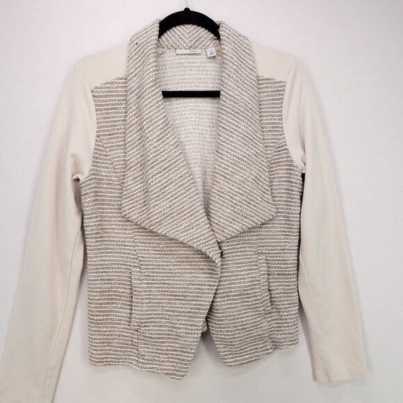 Halogen Blazer Textured Knit Sweater Jacket Size Medium Pockets Office Casual - Picture 11 of 12